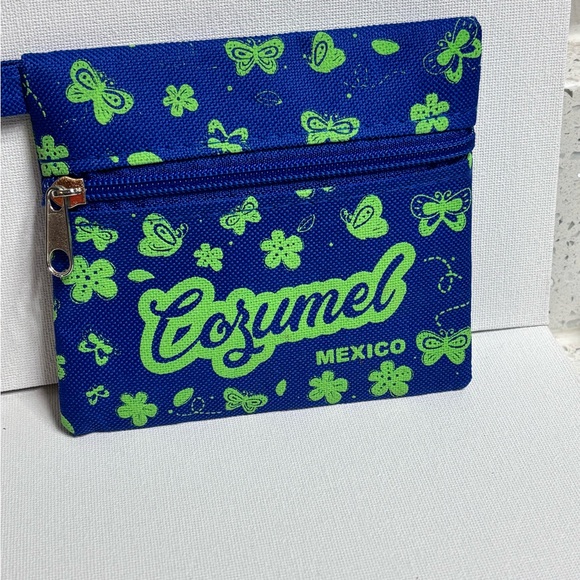 Women's Pink and Yellow Pouch - Picture 5 of 7